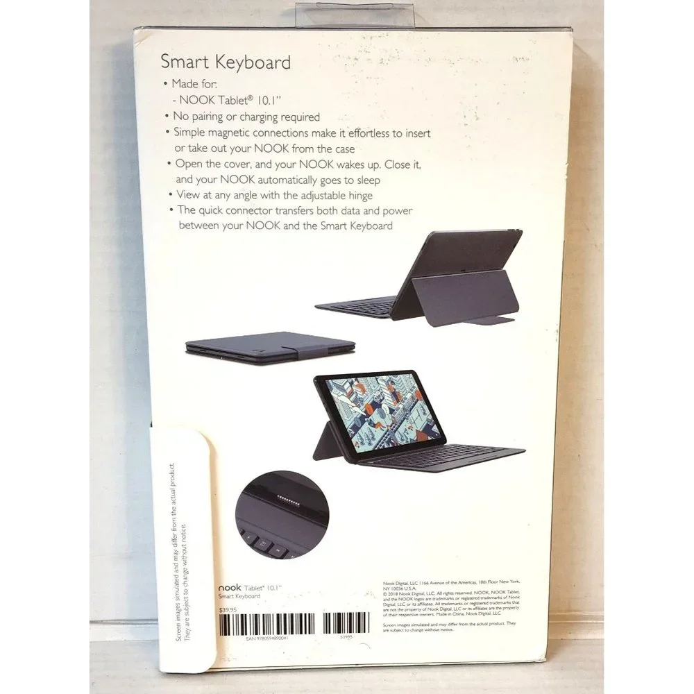 Nook Smart Keyboard for Nook Tablet 10.1